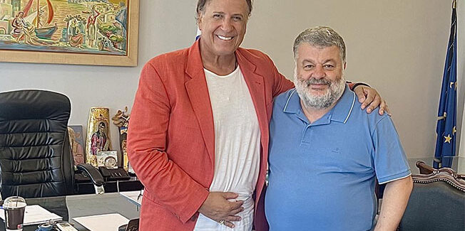 Συνάντηση του Δημάρχου με τον αντιπρόεδρο της Επιτροπής Πολιτισμού και Νεολαίας της ΚΕΔ