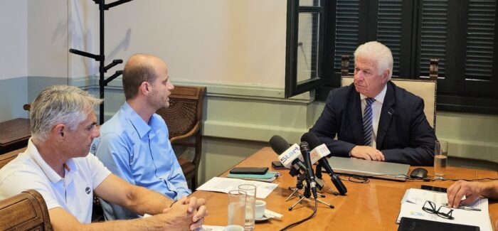 Συνάντηση εργασίας του Περιφερειάρχη Ιονίων Νήσων με το προεδρείο της Διοικούσας Επιτροπής του ΤΕΕ Κέρκυρας