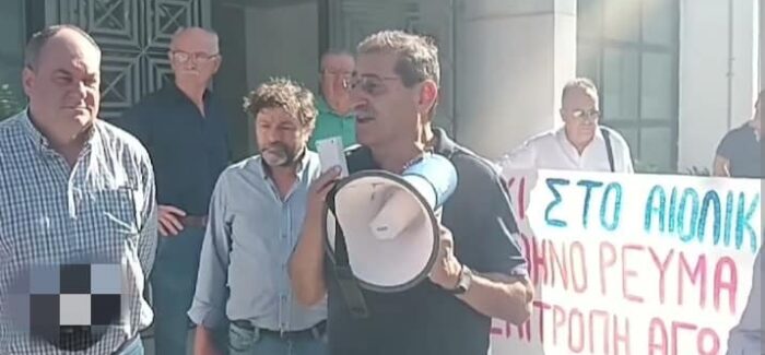 Κ. Πελετίδης: «Το αιολικό πάρκο είναι αιτία πολέμου για όλο το λαό» (Video)