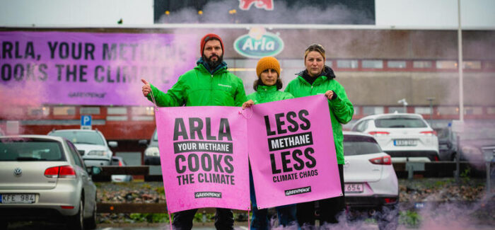 Έρευνα Greenpeace: οι εκπομπές μεθανίου των εταιρειών κρέατος & γαλακτοκομικών