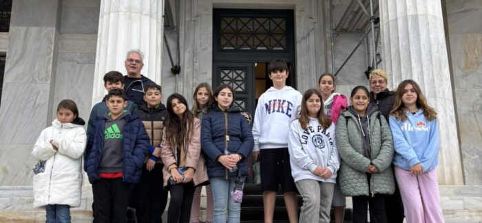 Υποδοχή στη Βουλή των Ελλήνων του 3ου Δημοτικού Σχολείου Αργοστολίου