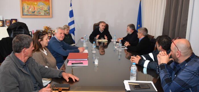 Σύσκεψη με ΓΓ Φυσικών Καταστροφών στο Δημαρχείο Αργοστολίου –