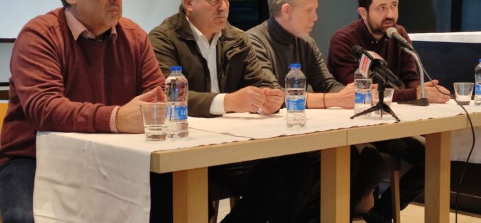 Συνέντευξη τύπου του Βουλευτή του ΠΑΣΟΚ  Παύλου Γερουλάνου