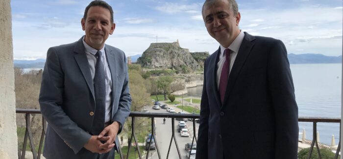 Επίσκεψη του Πρέσβη του Αζερμπαϊτζάν στην Ελλάδα στην Ιόνιο Ακαδημία