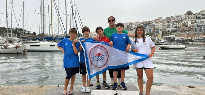 Η ομάδα του Κανόε-Καγιάκ του Ναυτικού Ομίλου Αργοστολίου στο Μικρολίμανο του Ναυτικού Αθλητικού Συνδέσμου