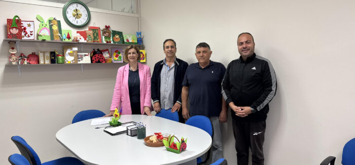 O Πρόεδρος κος Γ. Λασκαράτος καλωσόρισε τον κ. Άγ. Μουρελάτο και  τον κ. Γρ.  Βλαχούλη,