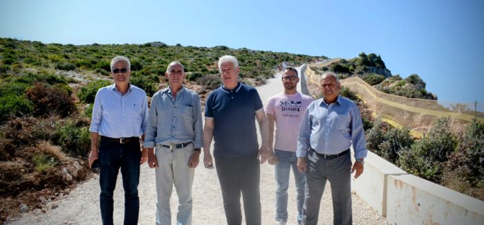 Αυτοψίες του Περιφερειάρχη Ιονίων Νήσων, Γιάννη Τρεπεκλή, στο πλάτωμα του Ναυαγίου και στον Κόκκινο Βράχο στη Ζάκυνθο