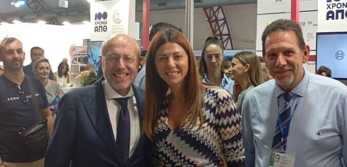 Πόλος έλξης επισκεπτών και επισήμων το stand και το πρόγραμμα του Ιονίου Πανεπιστημίου ……..