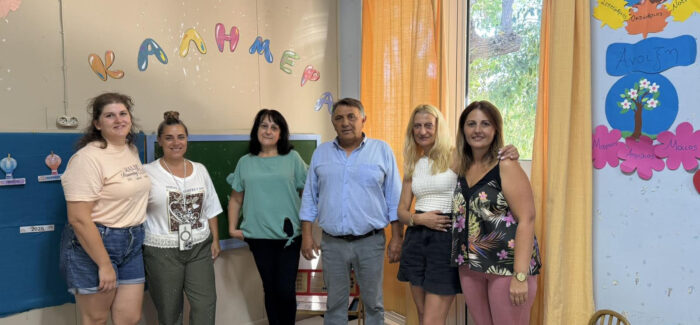 Αγιασμός  στους Παιδικούς Σταθμούς του Οργανισμού μας.