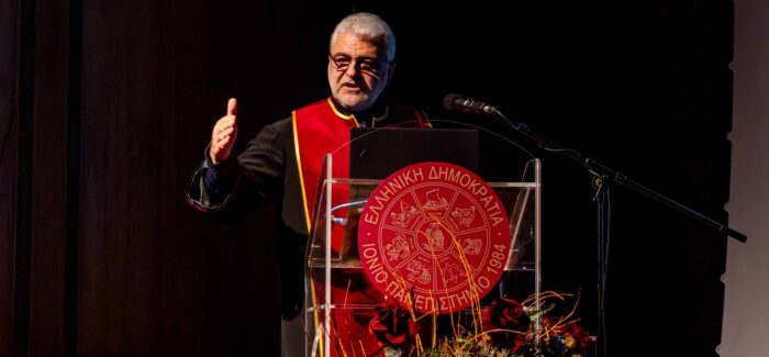 Επίτιμος διδάκτορας του Ιονίου Πανεπιστημίου ο Καθηγητής  Μοριακής Βιολογίας Συστημάτων Νεκτάριος Ταβερναράκης