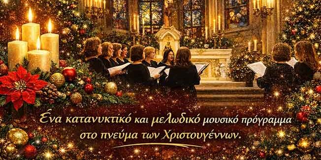 Συναυλία της Γυναικείας Χορωδίας του Δήμου Αργοστολίου στην Καθολική Εκκλησία την Παραμονή των Χριστουγέννων