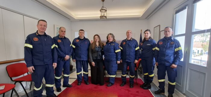 Επίσκεψη του Γενικού Επιθεωρητή Πυροσβεστικού Σώματος στην Έπαρχο Ιθάκης