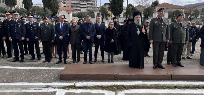 Στην τελετή ορκωμοσίας Ν/Σ Οπλιτών 2026 Α’ ΕΣΣΟ ο Γεν. Γραμματέας της Αποκεντρωμένης Δημήτριος Κατσαρός