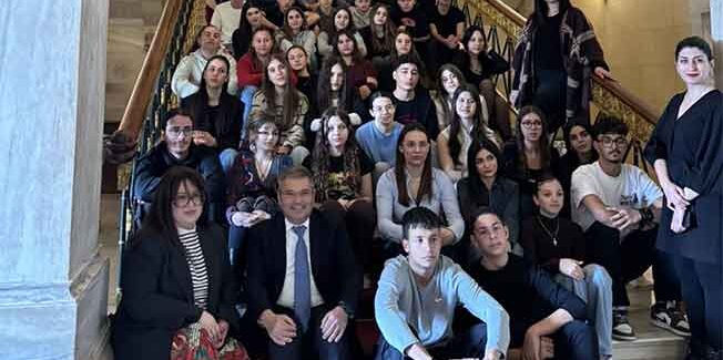 Π. Καππάτος: Υποδοχή στη Βουλή των Ελλήνων του Γενικού Λυκείου Ληξουρίου
