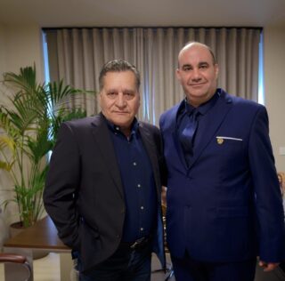 O Βασίλης Αντζουλάτος στο «Γραφείο Περιοχής» της Κοινότητας  Πόρου, για τους “Αετούς”