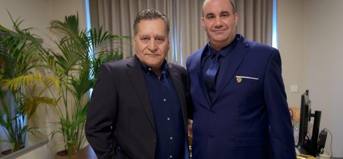 O Βασίλης Αντζουλάτος στο «Γραφείο Περιοχής» της Κοινότητας  Πόρου, για τους “Αετούς”