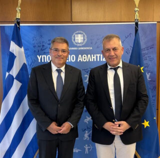 Π. Καππάτος: Συνάντηση με τον Αν. Υπουργό Αθλητισμού κ. Γιάννη Βρούτση για τις αθλητικές υποδομές ενόψει των Βεργωτείων