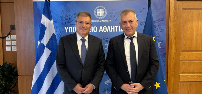 Π. Καππάτος: Συνάντηση με τον Αν. Υπουργό Αθλητισμού κ. Γιάννη Βρούτση για τις αθλητικές υποδομές ενόψει των Βεργωτείων