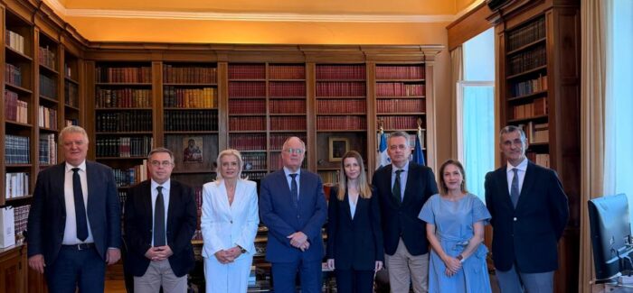 Ο Γενικός Γραμματέας της Αποκεντρωμένης Διοίκησης Πελοποννήσου, Δυτικής Ελλάδας και Ιονίου στο Προεδρικό Μέγαρο