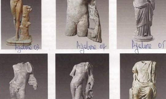 Τα έξι αρχαία αγάλματα