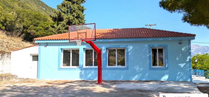 Ολοκληρώθηκαν οι εργασίες αποκατάστασης του πρώην Δημοτικού  Σχολείου Καπανδριτίου