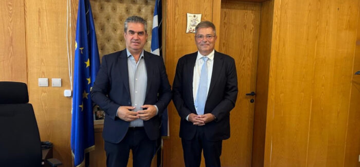 Π. Καππάτος: Συνάντηση εργασίας με τον Γενικό Γραμματέα Υποδομών  για τον οδικό άξονα Αργοστόλι – Πόρος και τον δρόμο προς τον Μύρτο