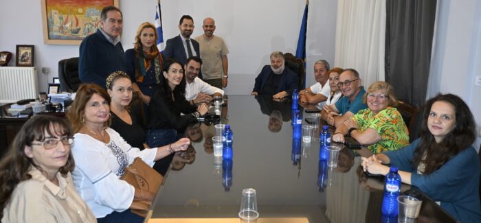 Συνάντηση Δημάρχου Αργοστολίου με τους βουλευτές του ΠΑΣΟΚ –   Κινήματος Αλλαγής, Μανώλη Χριστοδουλάκη και Κατερίνα Σπυριδάκη